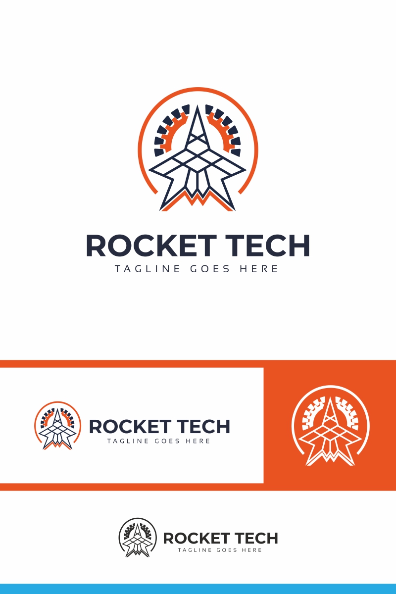 Rocket Tech Logo Template