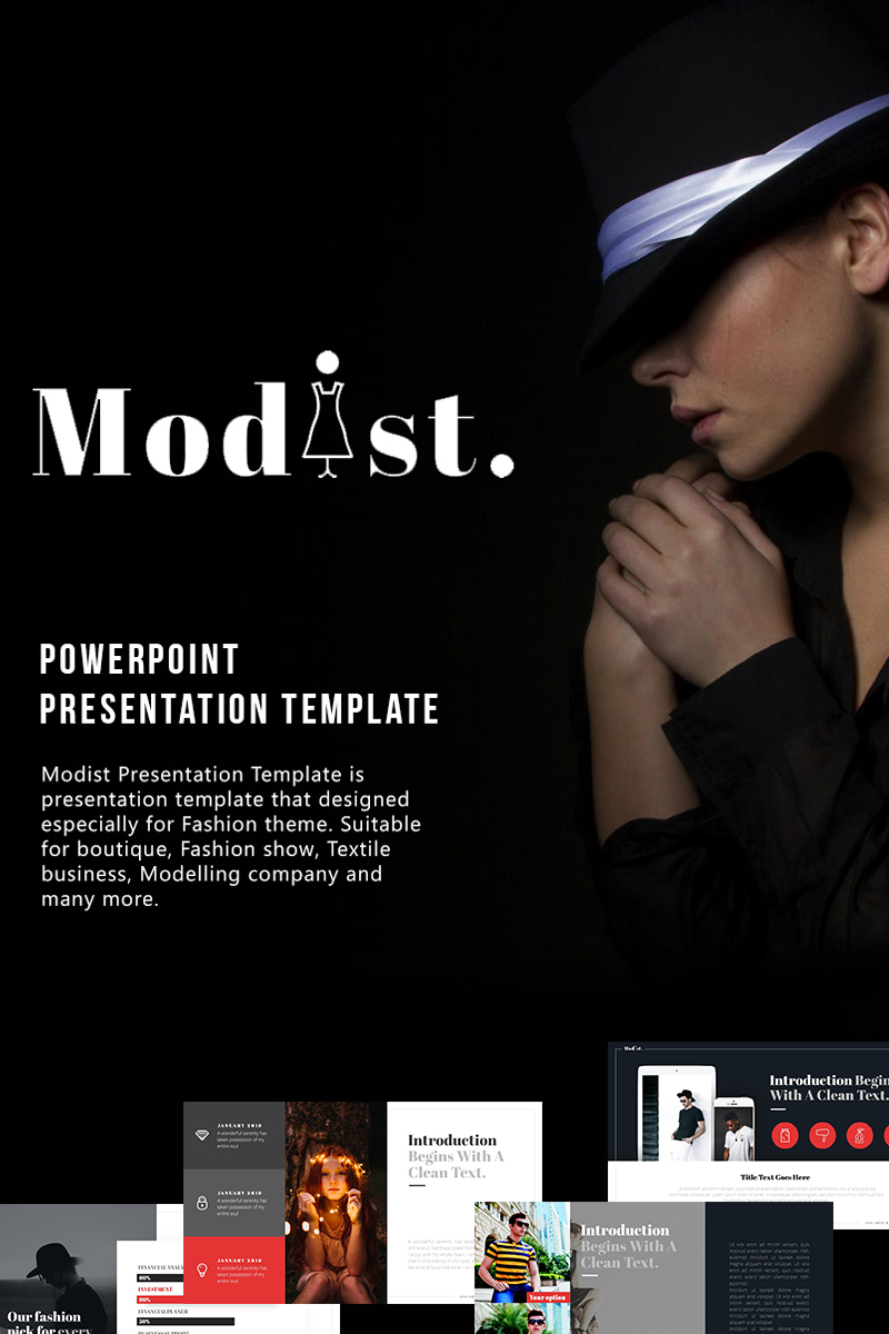 Modist - Multipurpose Fashion PowerPoint template