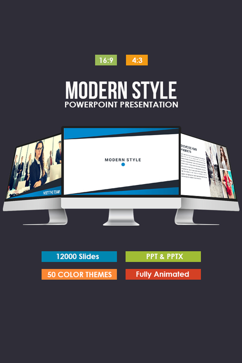 Modern Style PowerPoint template