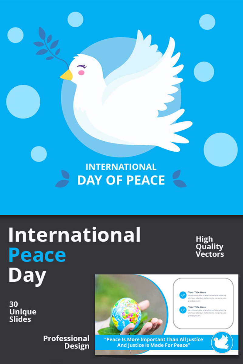 Peace Day PowerPoint template