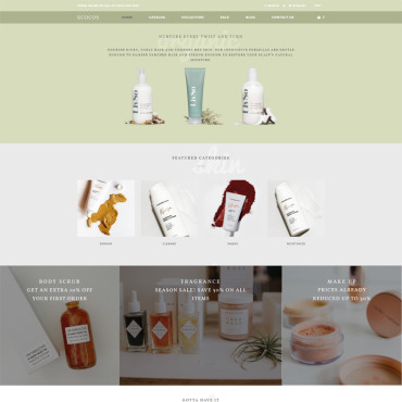 Beauty Cosmetics Shopify Themes 81214