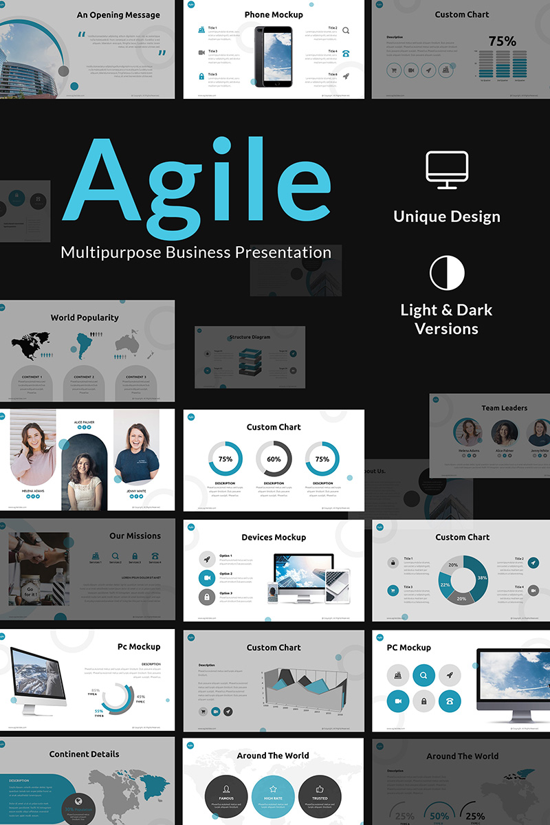 Agile Multipurpose Business Presentation PowerPoint template