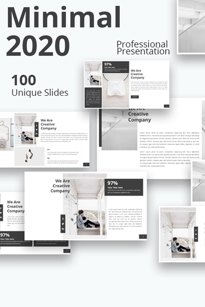 Minimal 2020 Google Slides