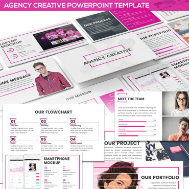 Design Pink PowerPoint Templates 81575