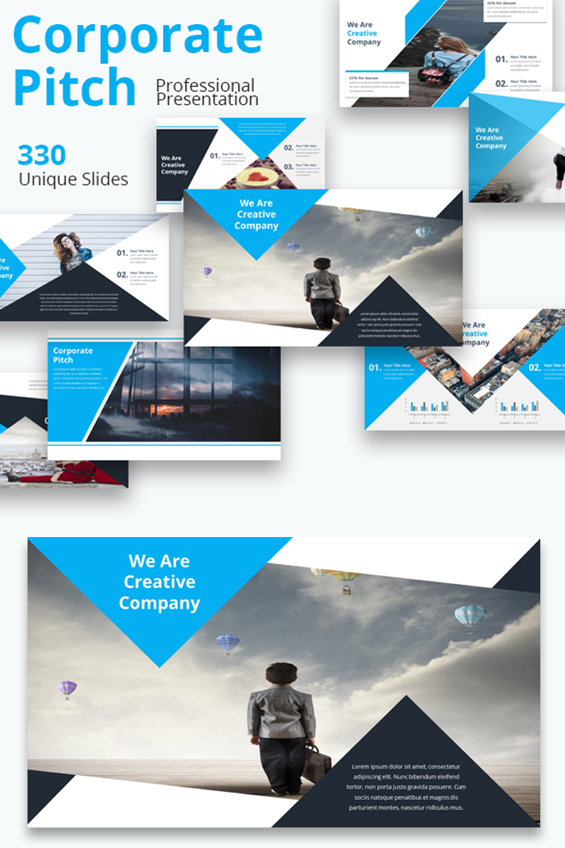 Corporate Pitch Premium PowerPoint template