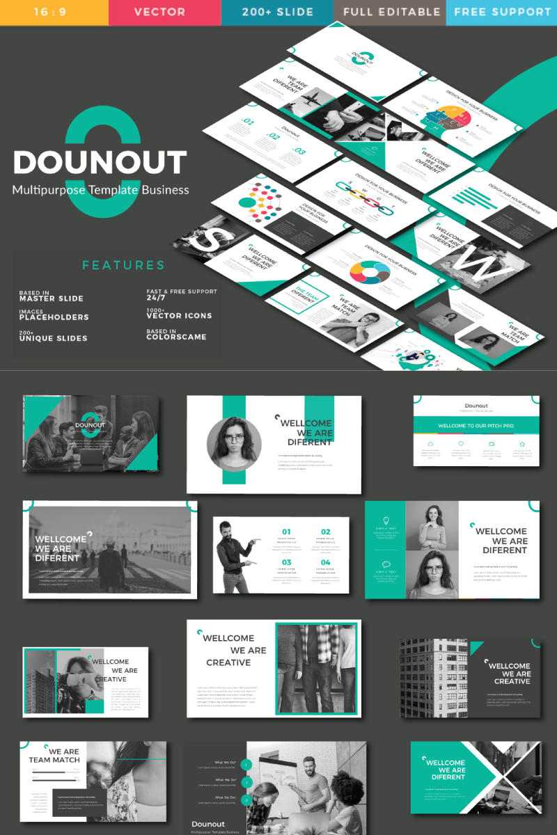 Dounout - Keynote template