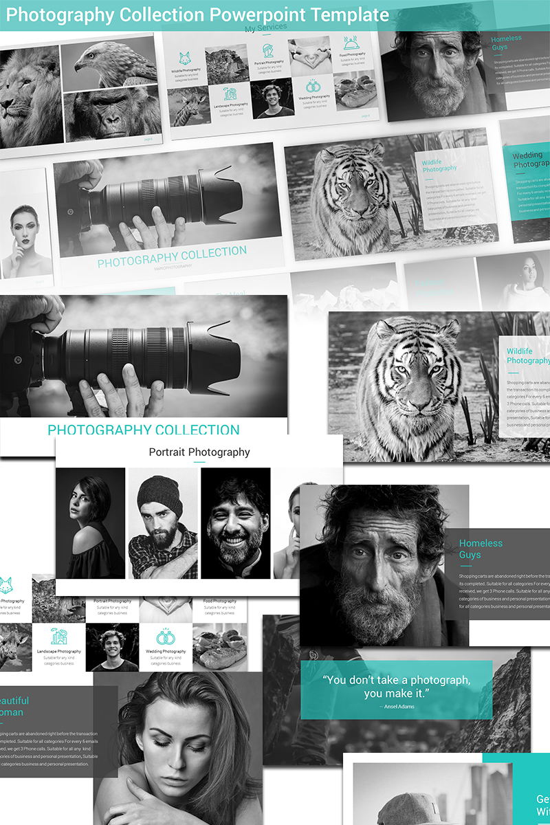 Photography Collection PowerPoint template