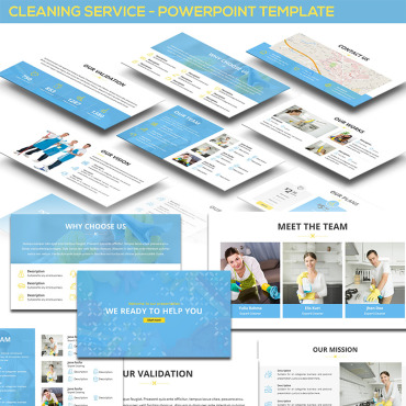 Service Duotone PowerPoint Templates 81800