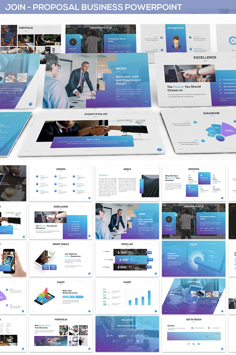 Join - Proposal Business PowerPoint template