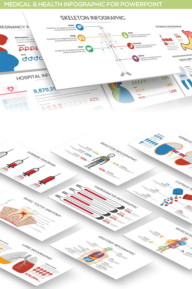 Medical & Health Infographic PowerPoint template