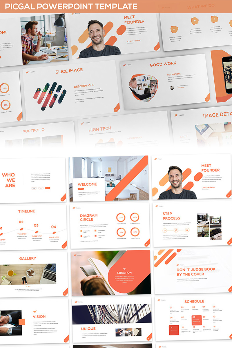 PICGAL PowerPoint template