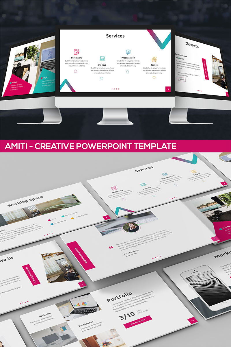 Amiti - Creative PowerPoint template