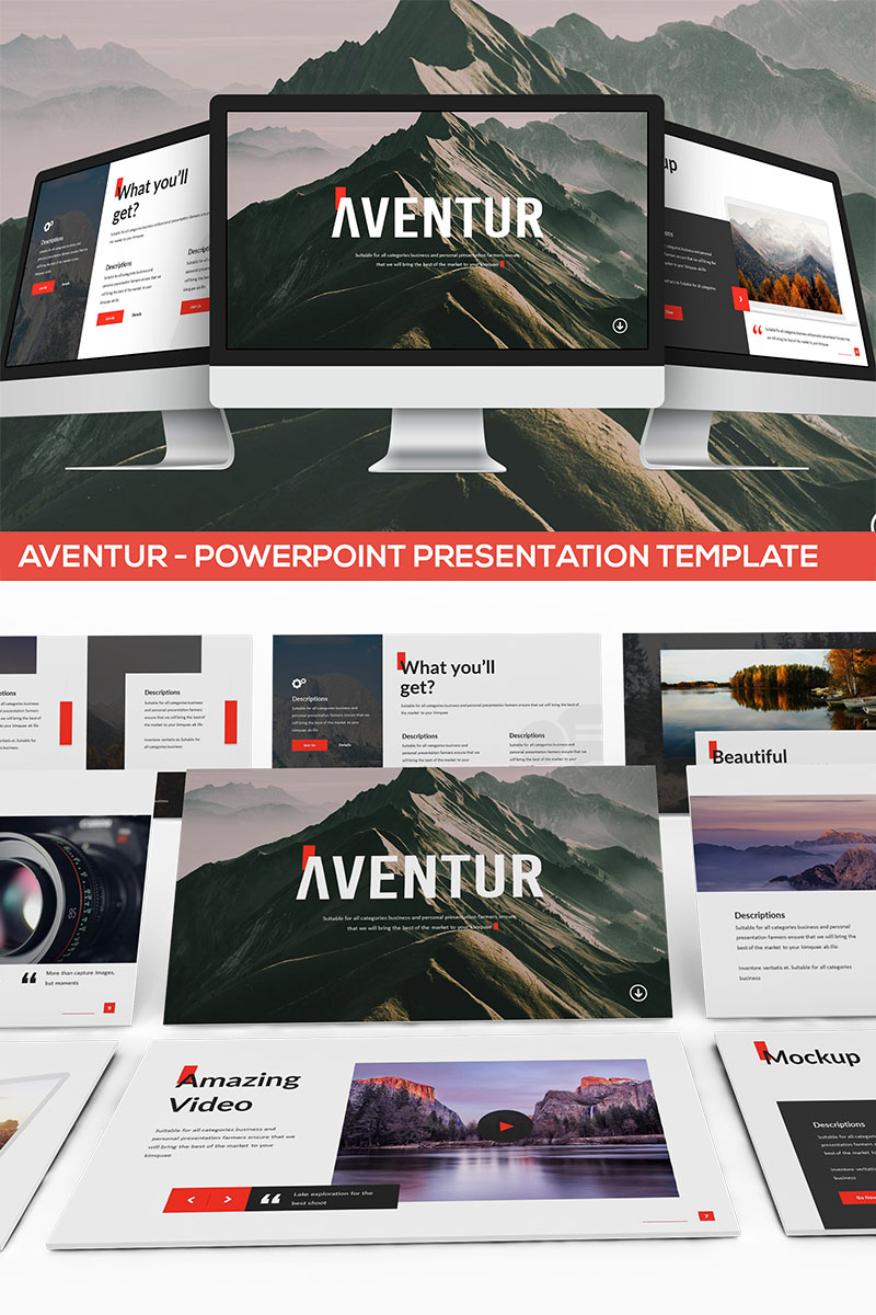 Aventur - Presentation PowerPoint template