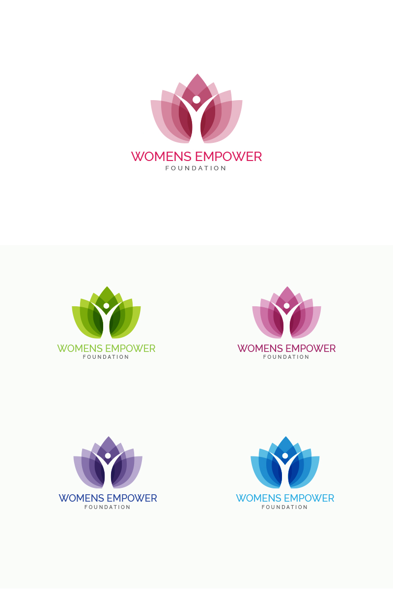 Women's Empower Logo Template
