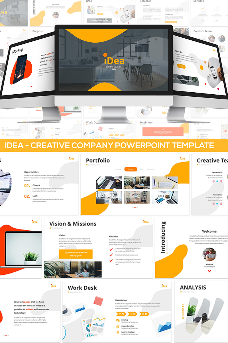 iDea - Creative Company PowerPoint template
