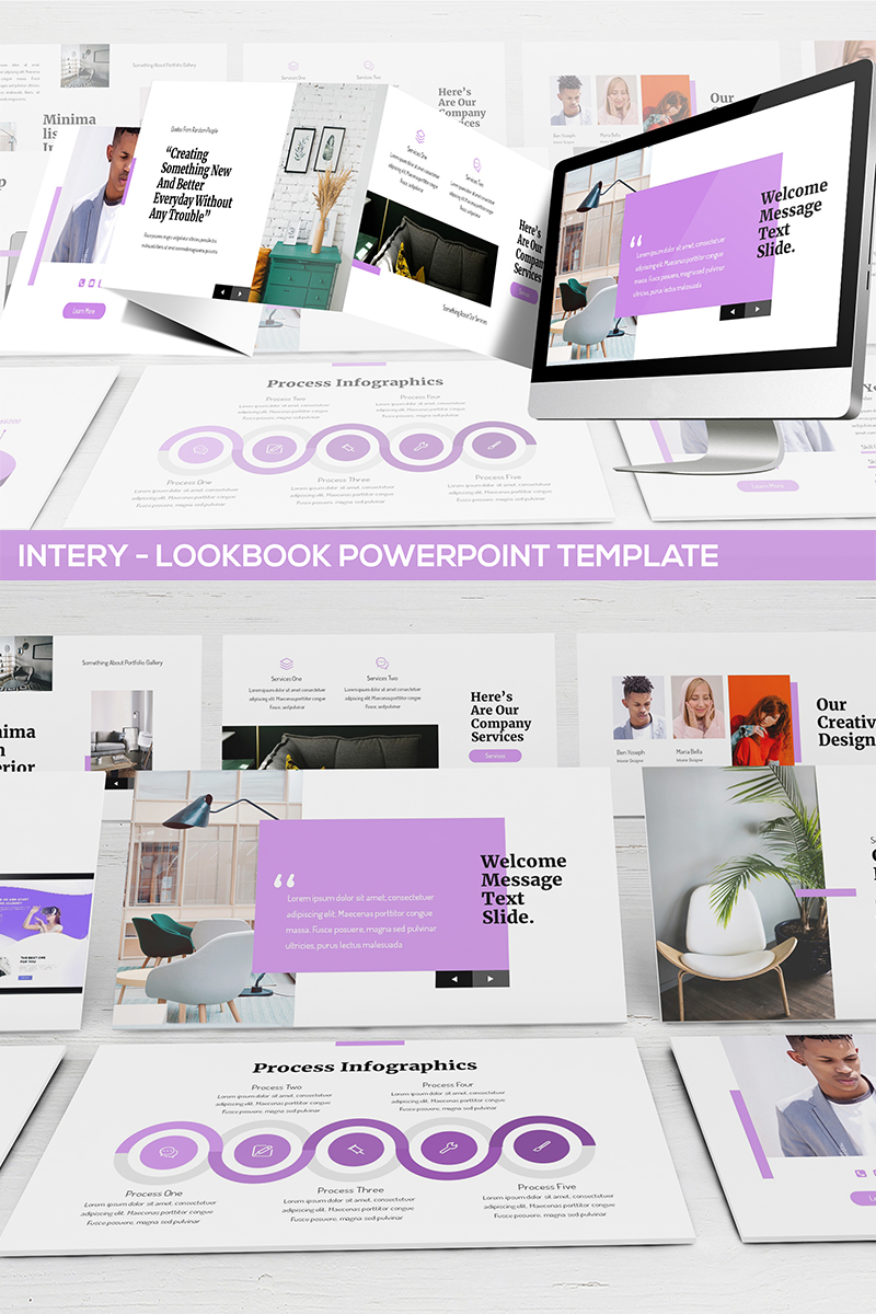 Intery - Lookbook PowerPoint template