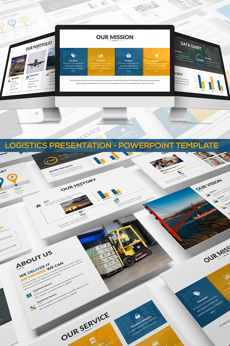 Logistics Presentation PowerPoint template