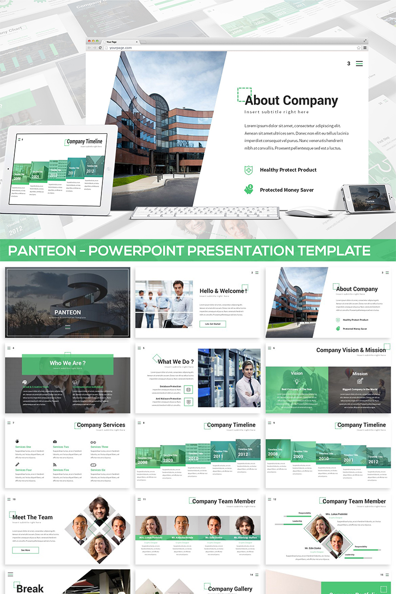 Panteon - Presentation PowerPoint template