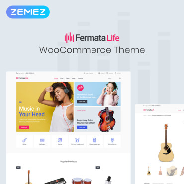 Instruments Portal WooCommerce Themes 82001