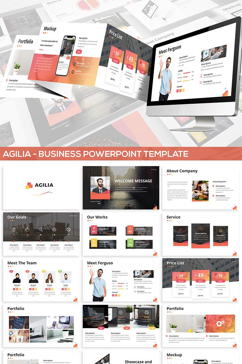 Agilia - Business PowerPoint template