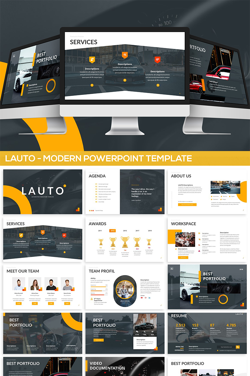 Lauto - Modern PowerPoint template