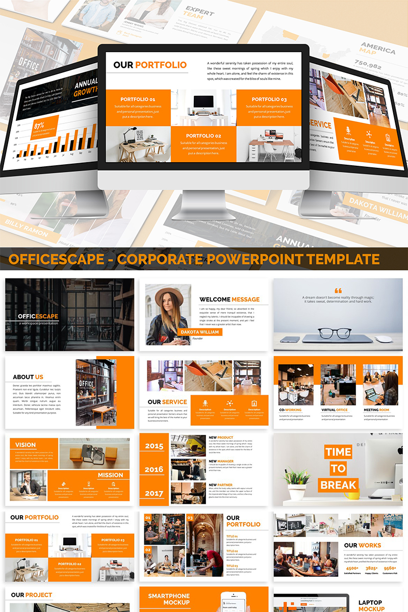 Officescape - Corporate PowerPoint template