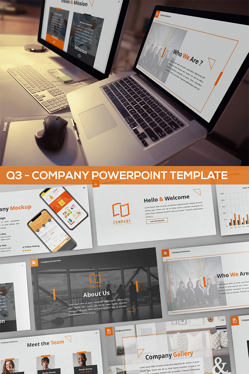 Q3 - Company PowerPoint template