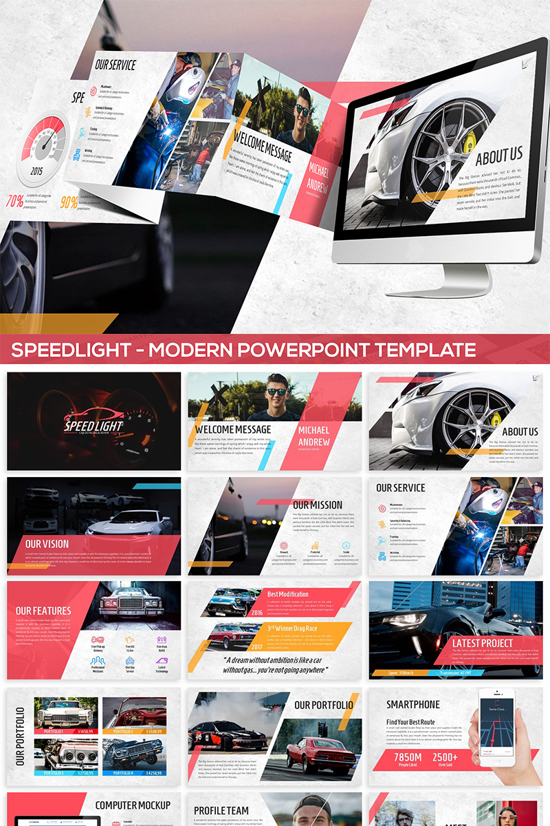 Speedlight - Modern PowerPoint template