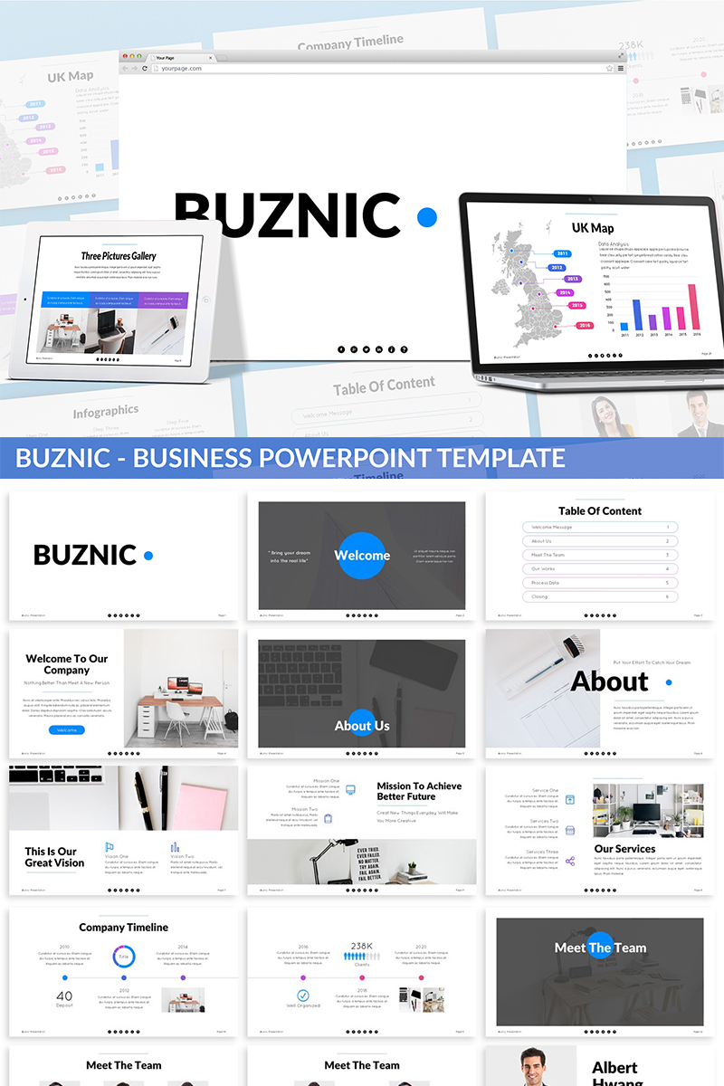Buznic - Business PowerPoint template