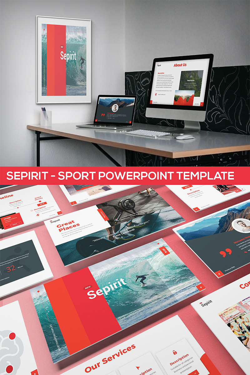 Sepirit - Sport PowerPoint template
