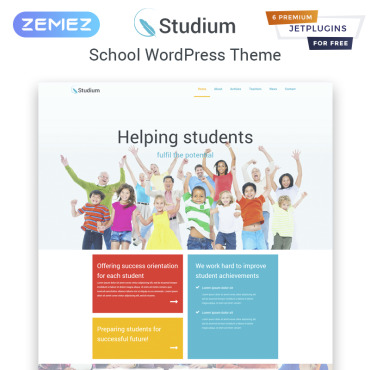 School Primary WordPress Themes 82065