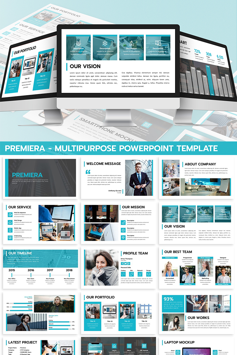 Premiera - Multipurpose PowerPoint template