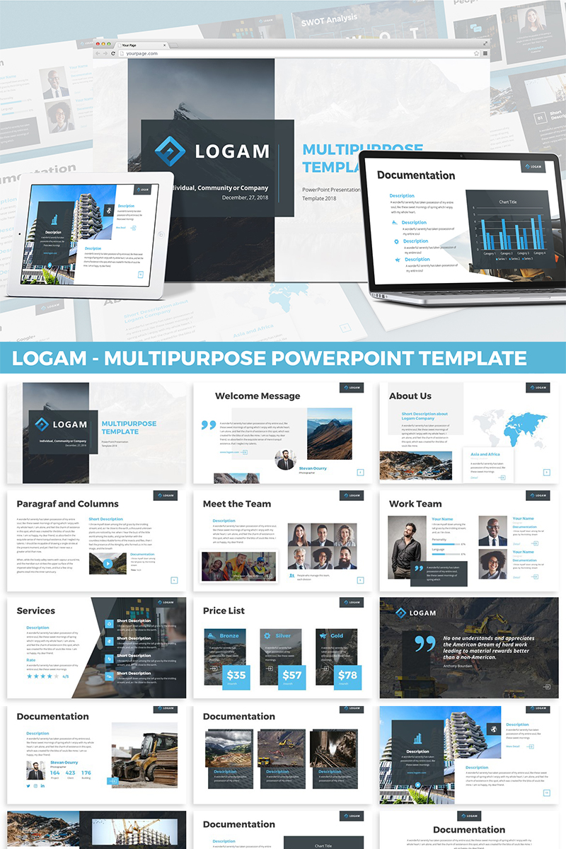 Logam - Multipurpose PowerPoint template