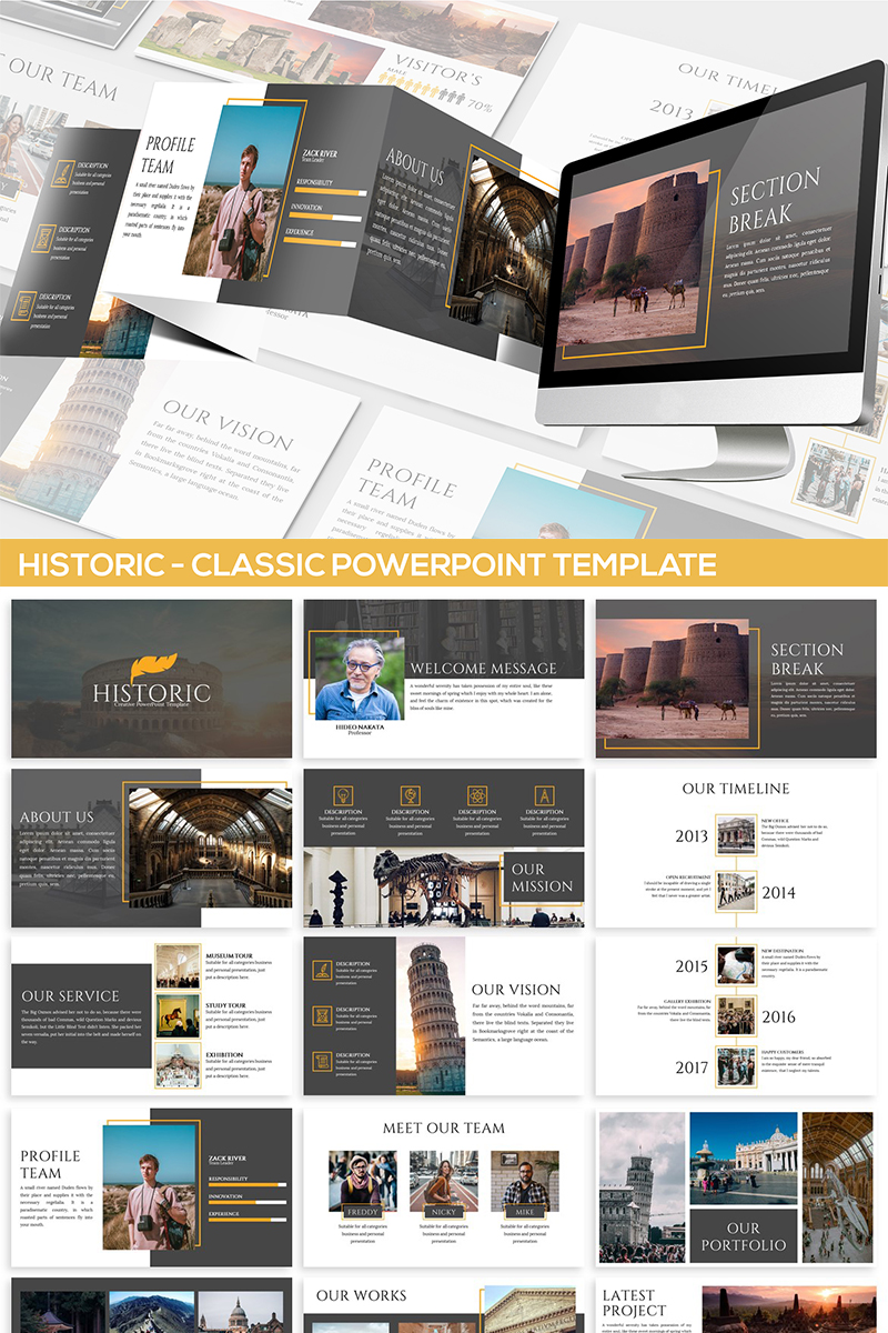 Historic PowerPoint template