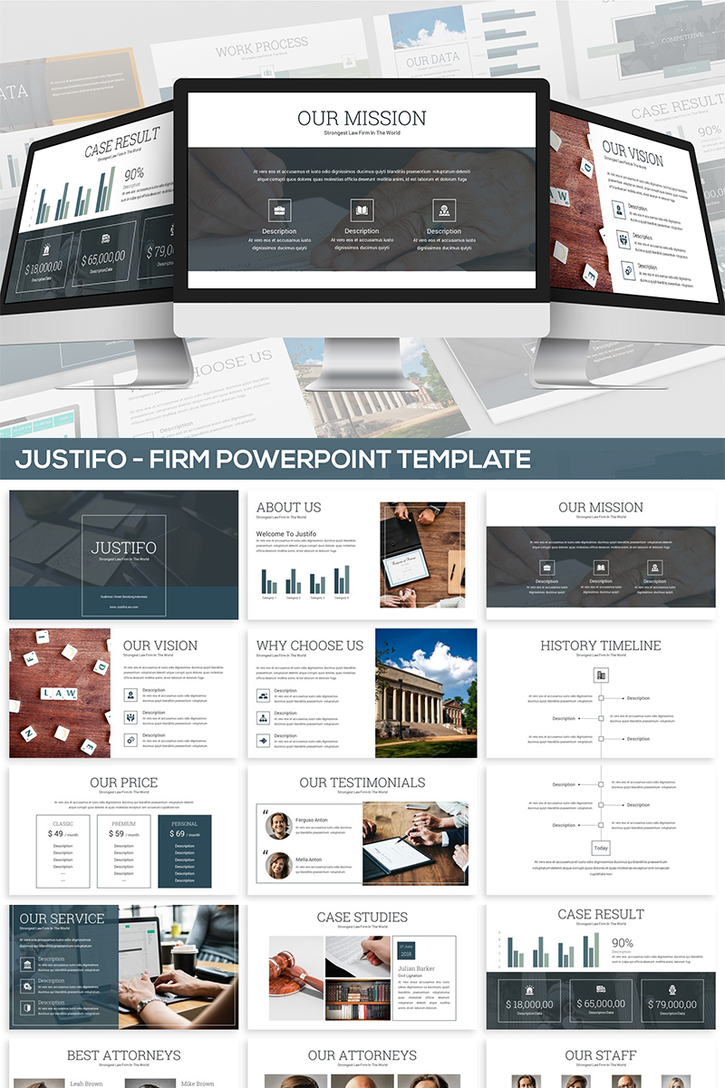 Justifo - Firm PowerPoint template