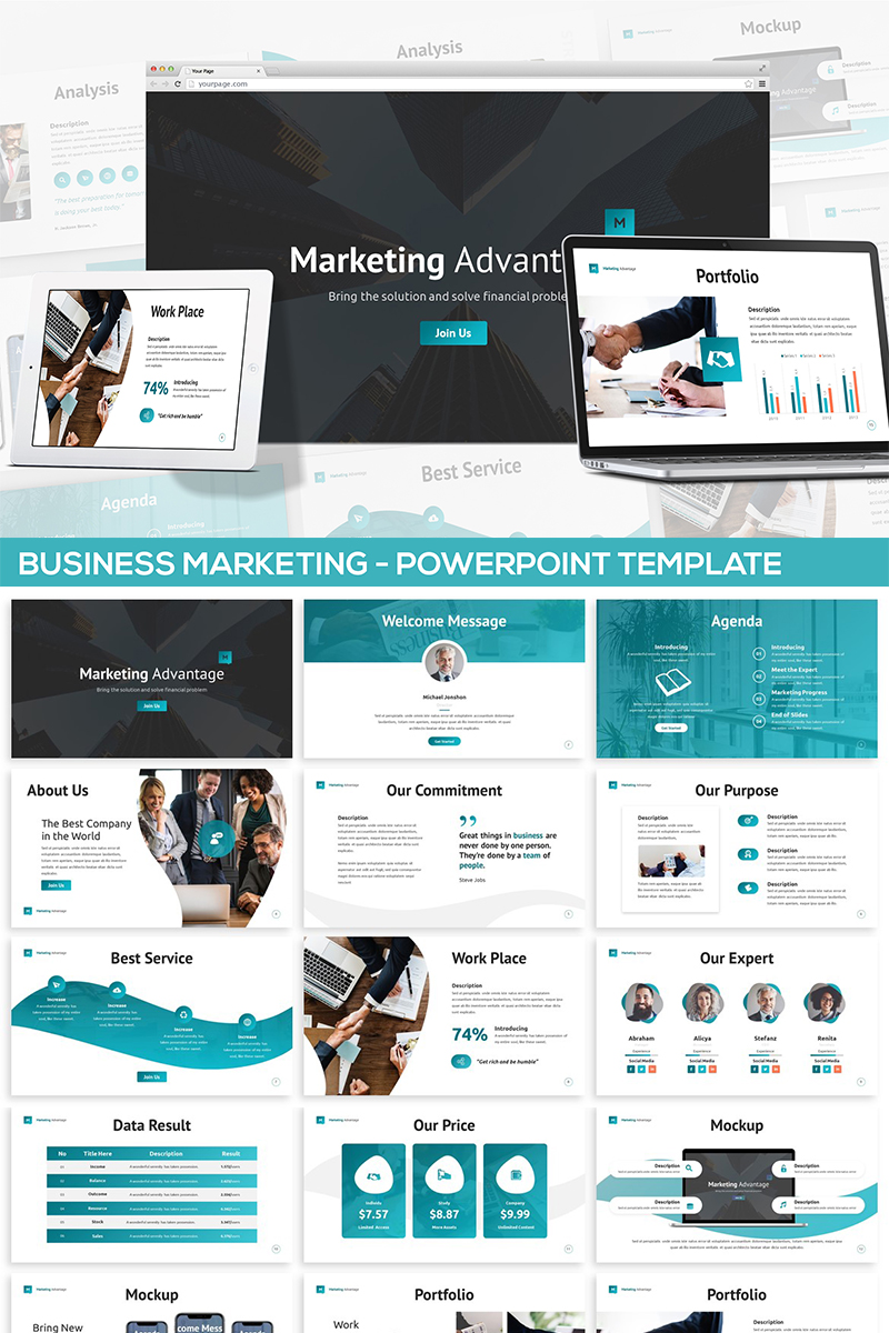 Business Marketing PowerPoint template