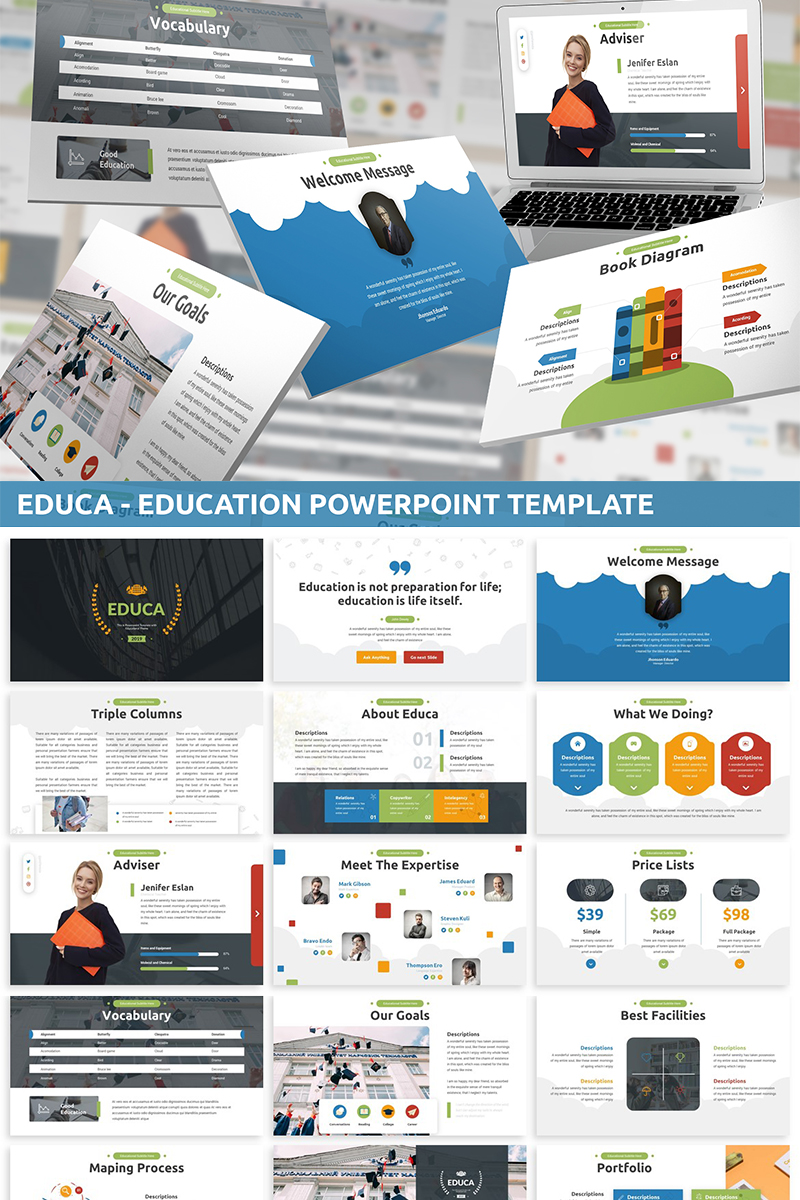 Educa - Education PowerPoint template