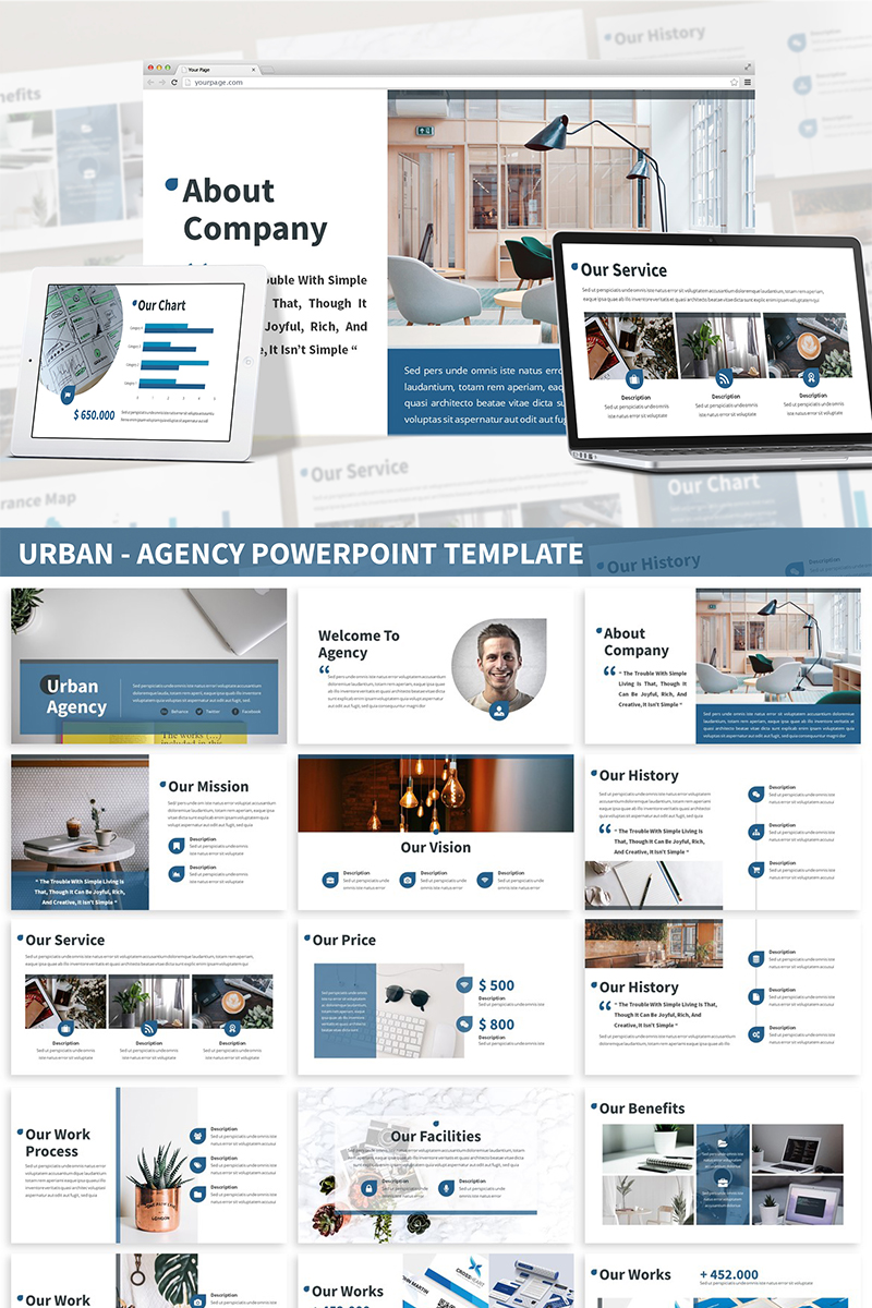 Urban - Agency PowerPoint template