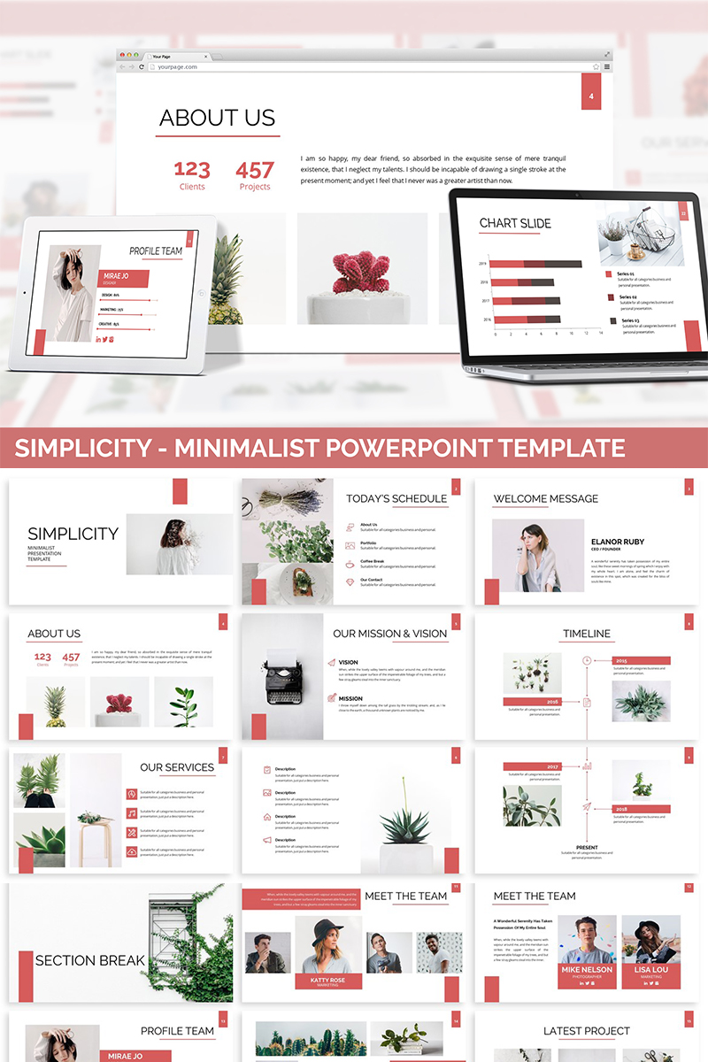 Simplycity - Minimalist PowerPoint template