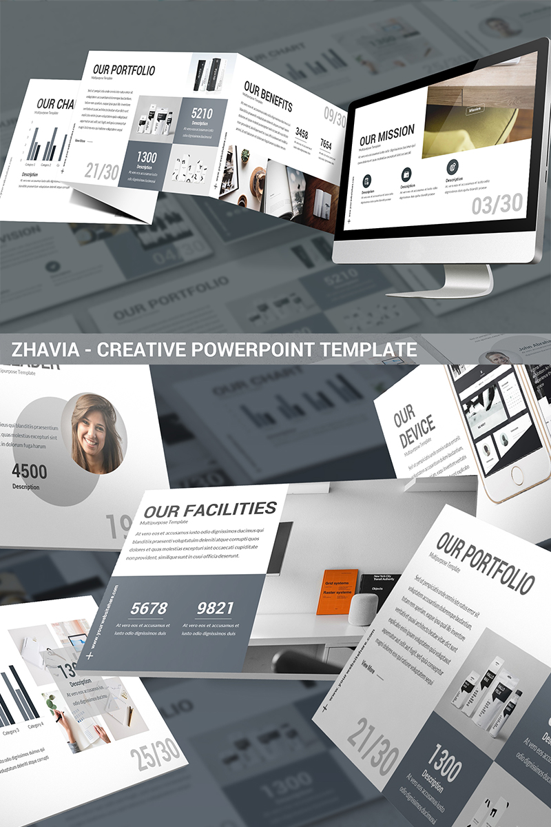 Zhavia - Creative PowerPoint template