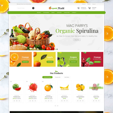 Restaurant Grocery Shopify Themes 82177