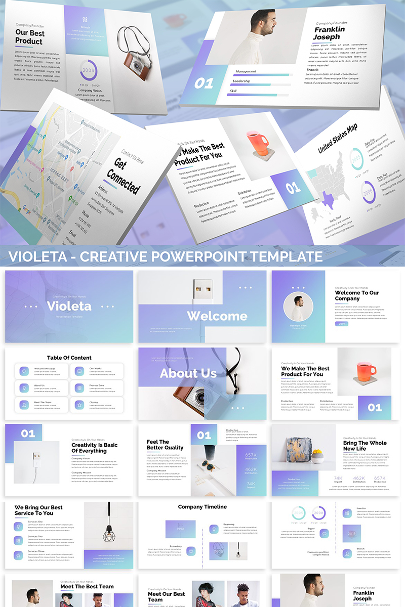 Violeta - Creative PowerPoint template