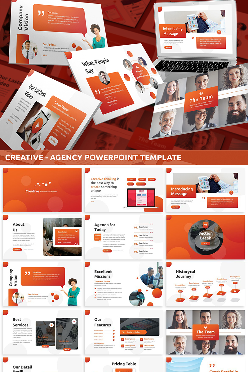 Creative - Agency PowerPoint template