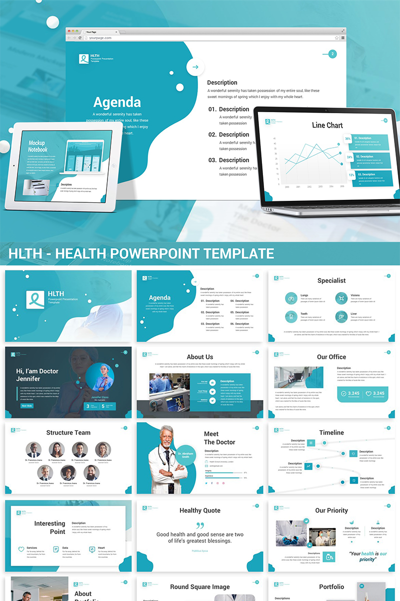 HLTH - Health PowerPoint template