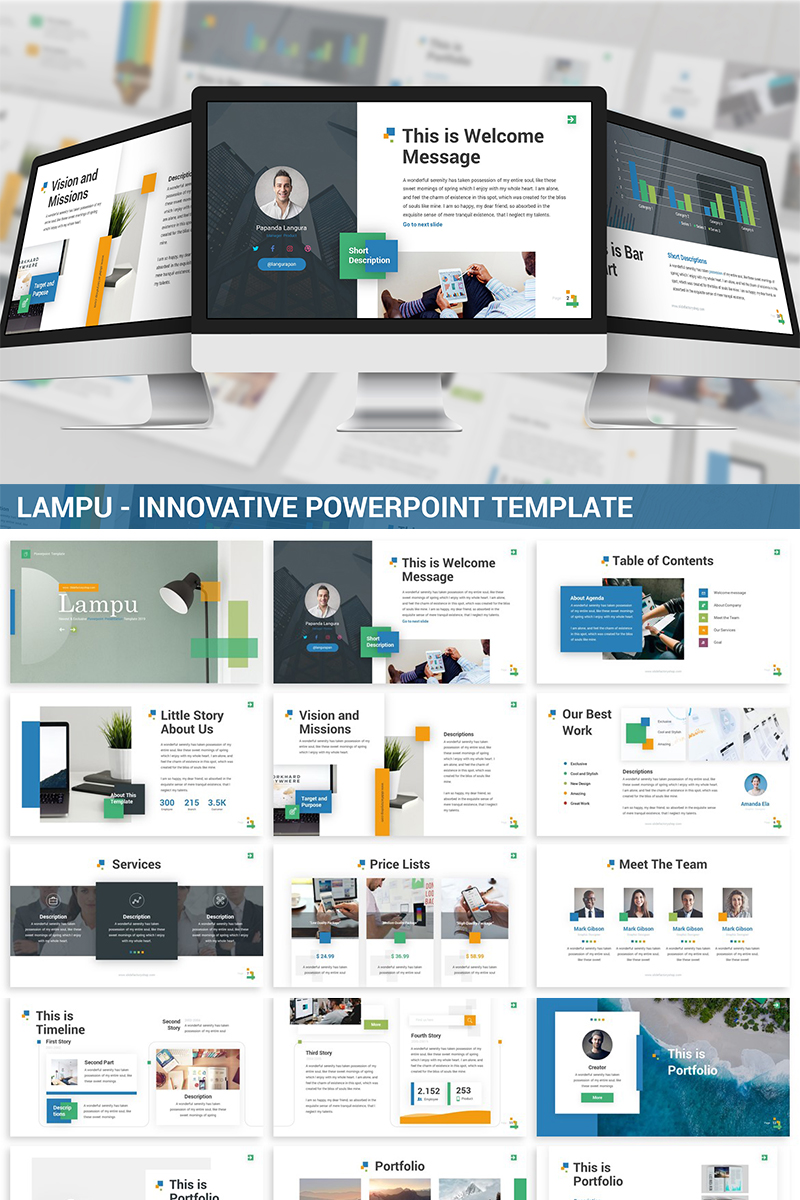 Lampu - Innovative PowerPoint template