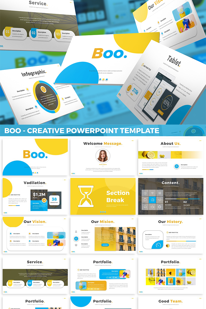 Boo - Multipurpose Creative PowerPoint template