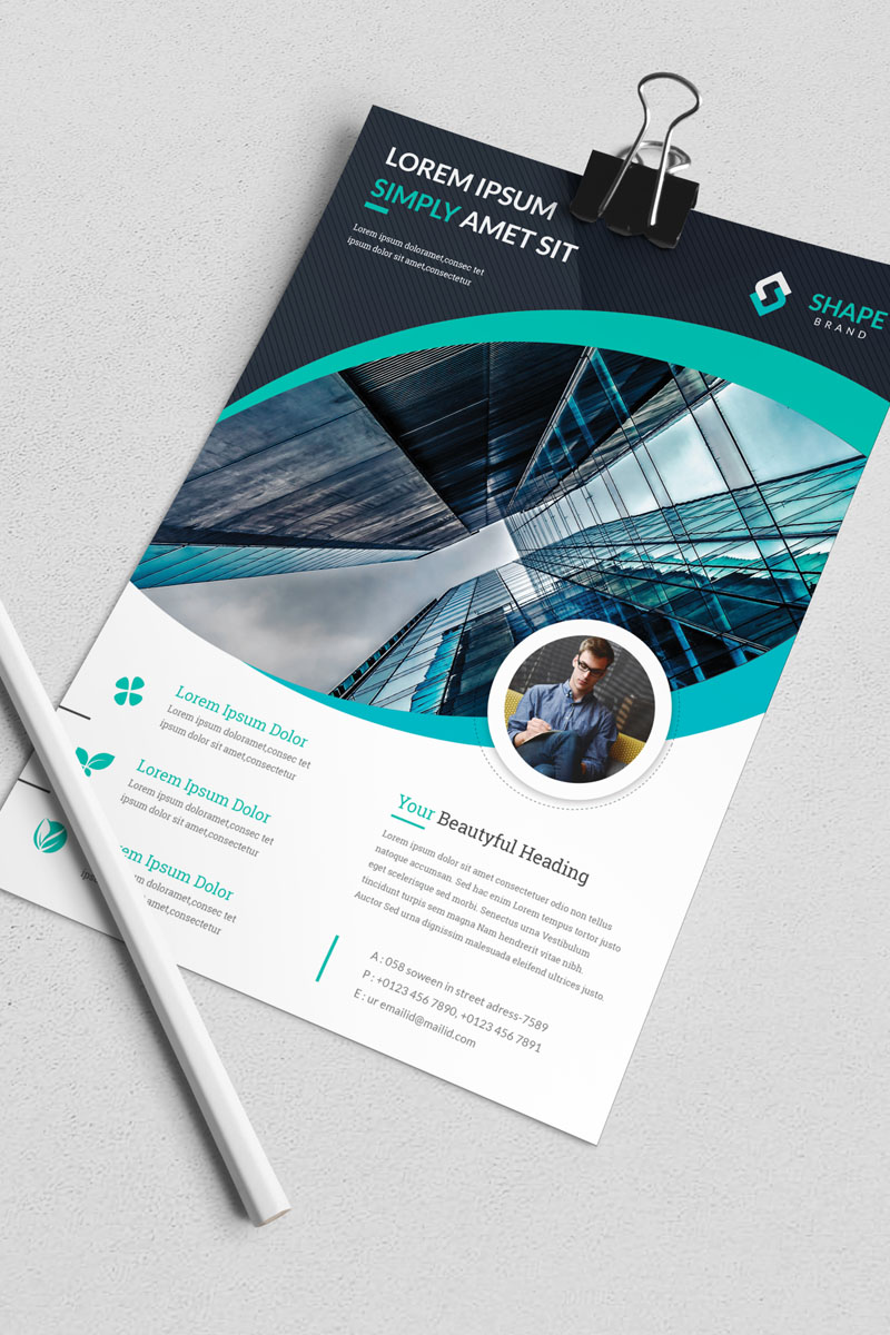Circle Shape Band -  Flyer - Corporate Identity Template