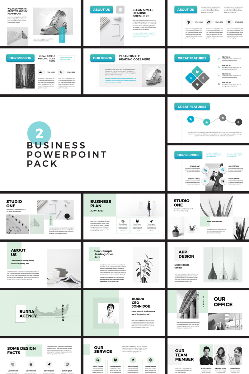 Company Business PowerPoint template