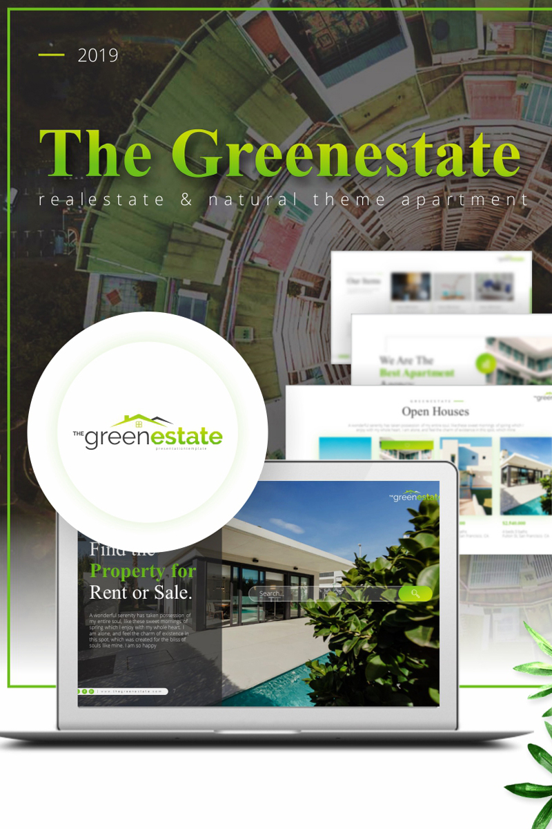 Greenestate - Real Estate PowerPoint template