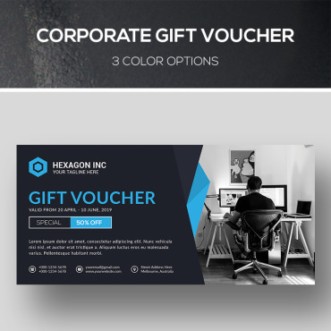 Voucher Gift Corporate Identity 82587